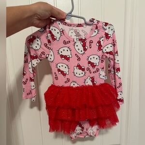 Posh peanut hello kitty Christmas  tutu dress
